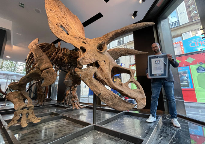 Largest Triceratops Skeleton Ever Found! | Guinness World Records