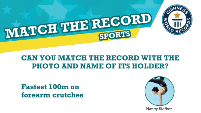 Match the records activity sheet