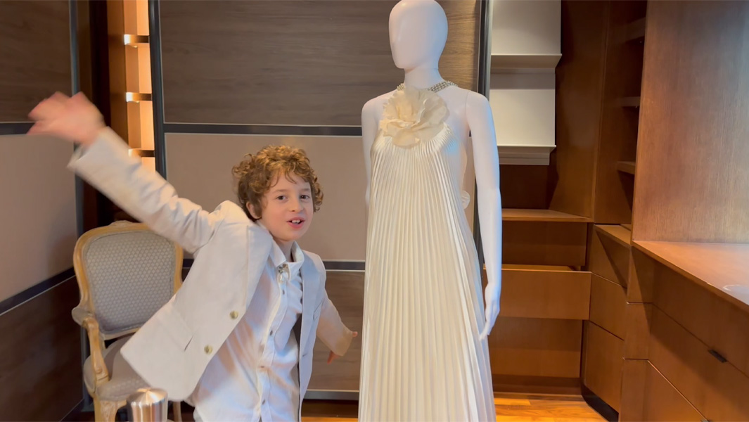 Max is the world’s youngest fashion designer with their own runway show!