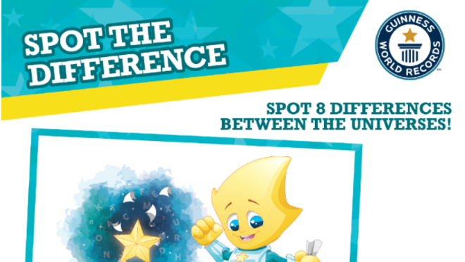 Spot the difference activity sheet