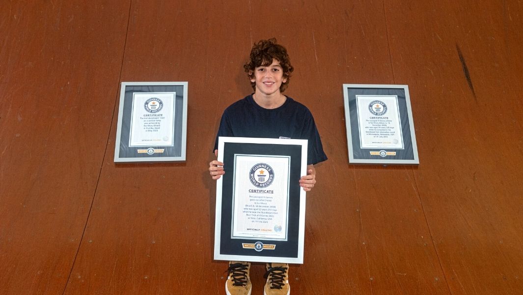 How young XGames skateboarder Gui Khury broke three records 