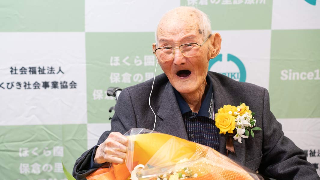 Japanese man confirmed as the world’s oldest man at 112 years old 