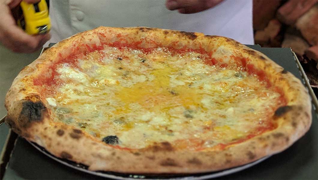 Check out the cheesiest pizza in the world  