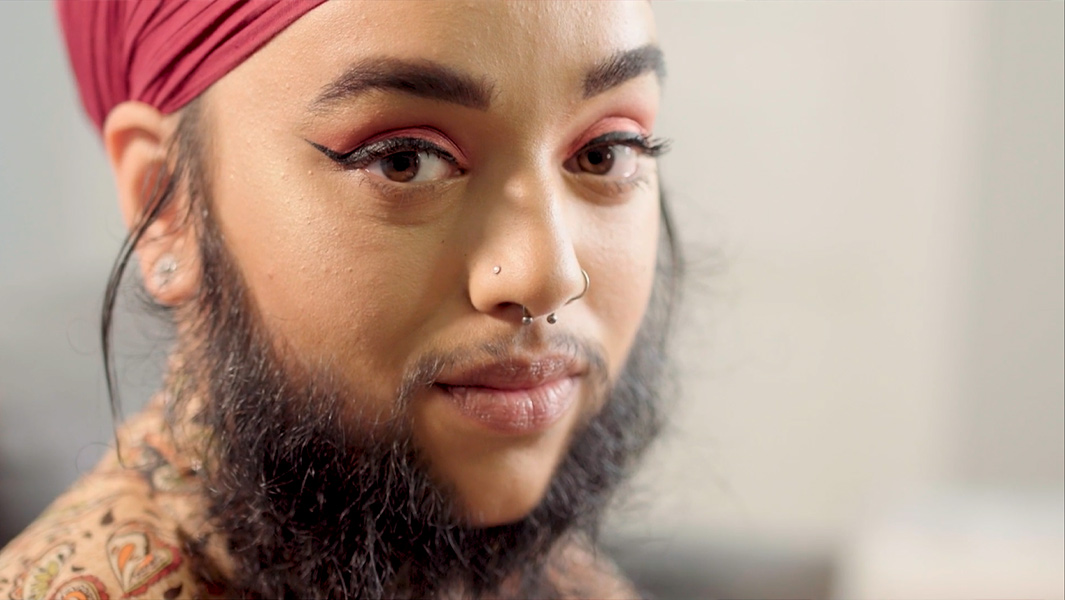An interview with Harnaam Kaur: Youngest female with a full beard |  Guinness World Records