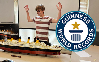 Watch: Man assembles Lego Titanic set in under 11 hours for Guinness World  Record 