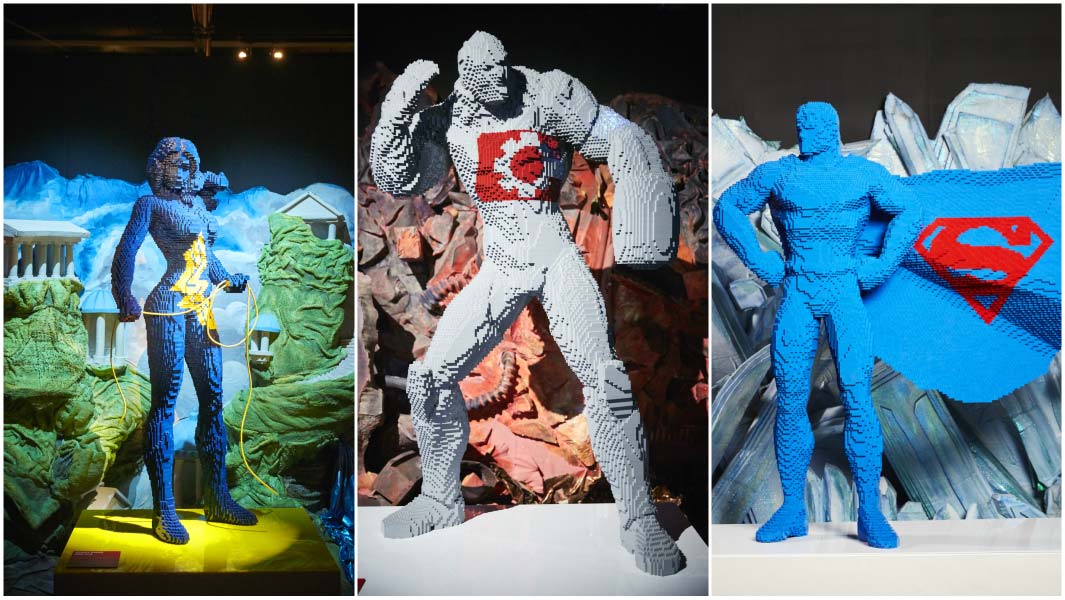 LEGO artist creates 11 DC comics characters out of plastic bricks