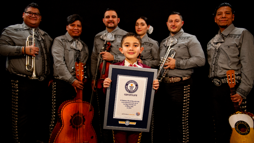 Check out the world’s youngest MARIACHI SINGER!