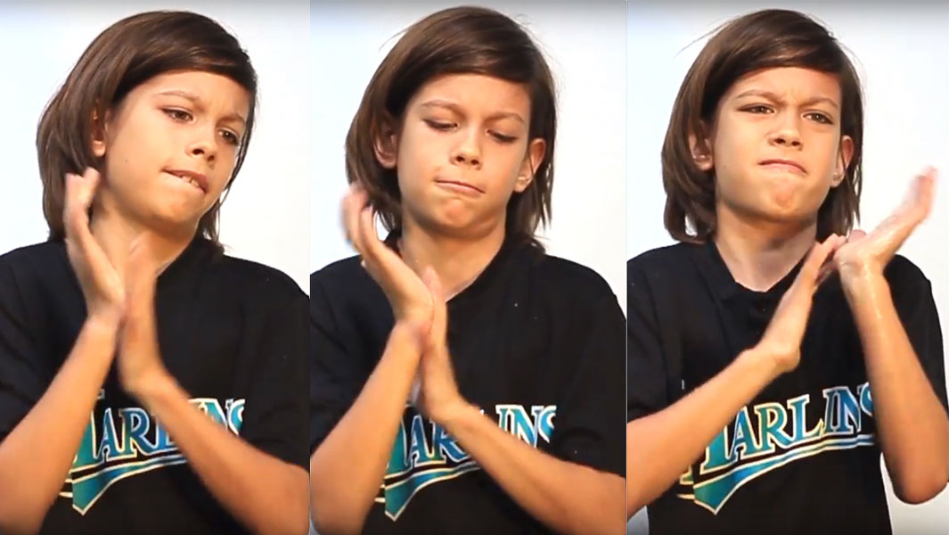 Put your hands together for Seven - the kid who can clap 1,080 times in a minute
