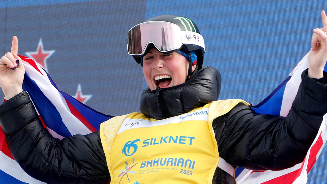 16-year-old Mia makes history as youngest snowboarding champion EVER