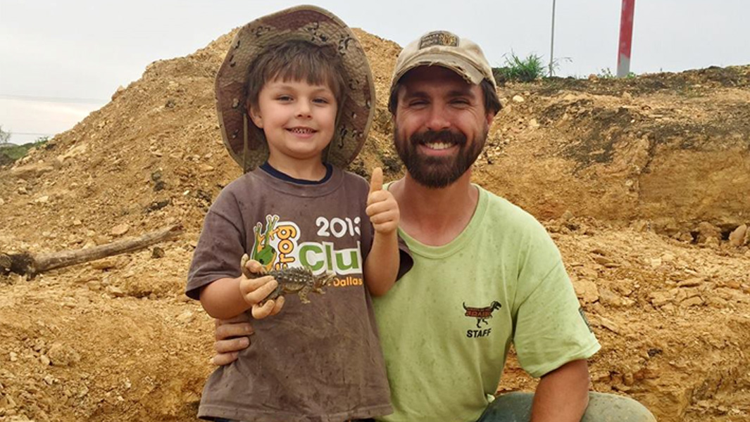 He found the bones of a 100-million-year-old dinosaur… when he was 4!