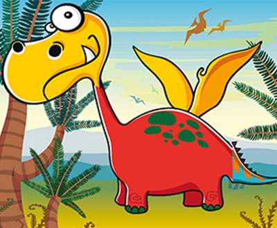 Dinosaur drawing