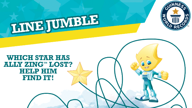 ally zing line jumble