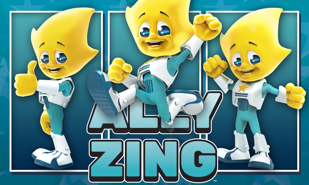 Ally Zing jumping