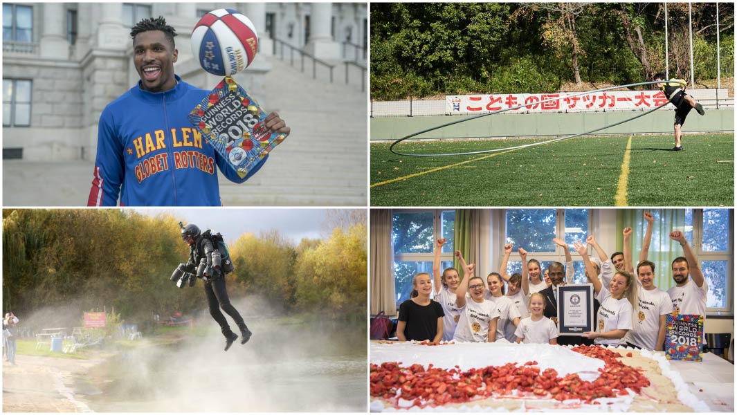 Amazing moments from Guinness World Records Day 2017
