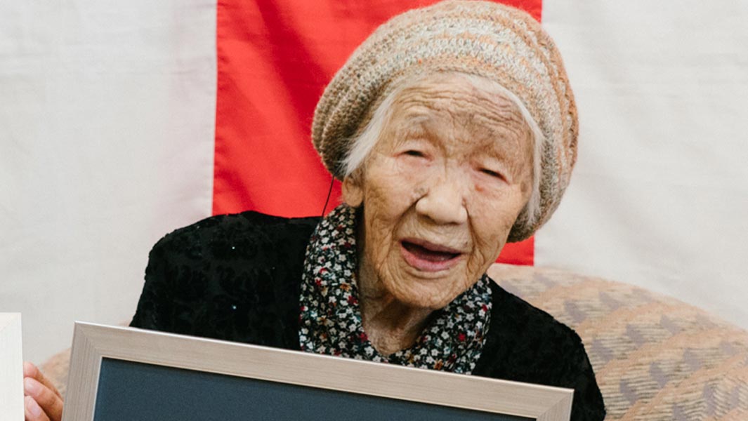 Oldest person living Kane Tanaka