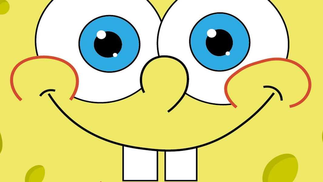 spongebobs face
