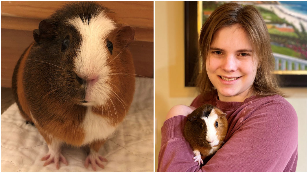 split image of abby and grace