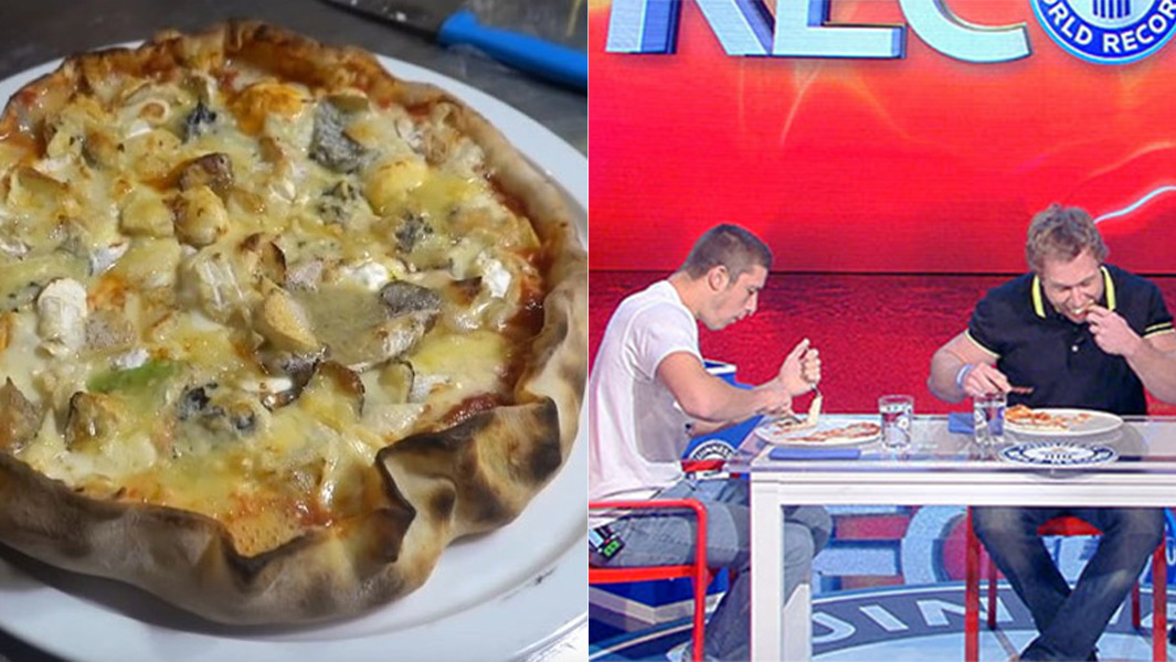 split image national pizza day