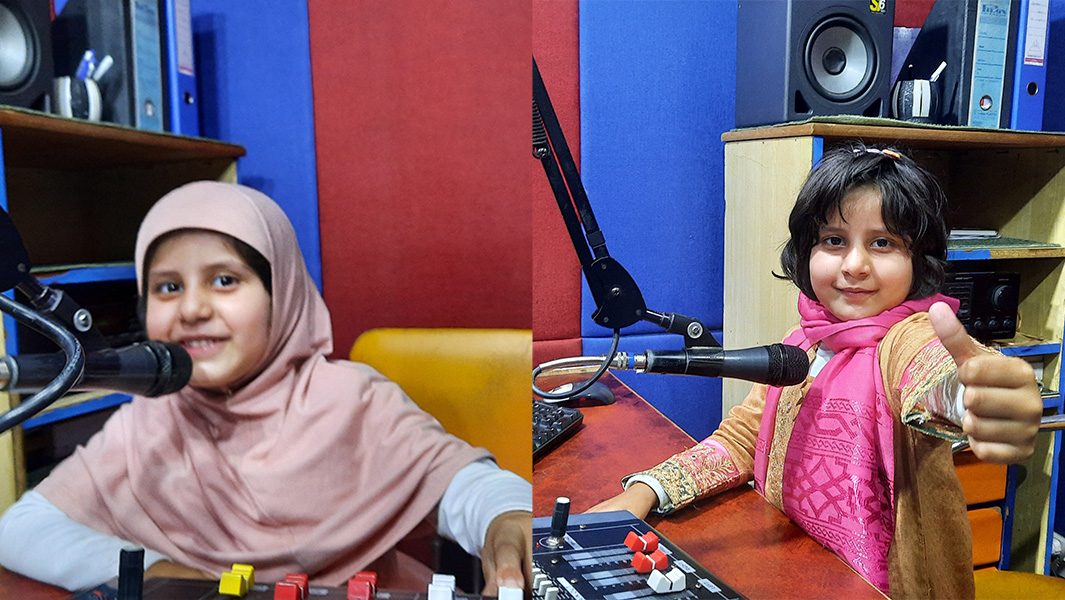 split image amatullah hosting radio show