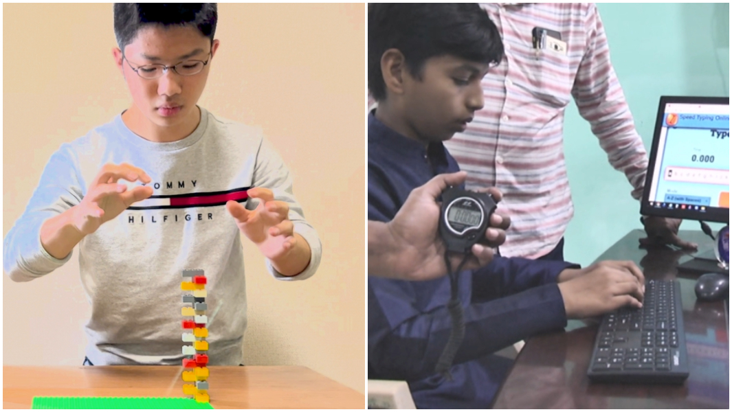 split image under 16 records lego alphabet