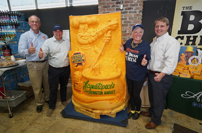 largest cheese sculpture
