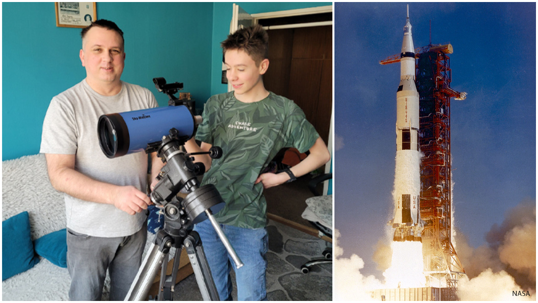 split image rafal biros and space ship