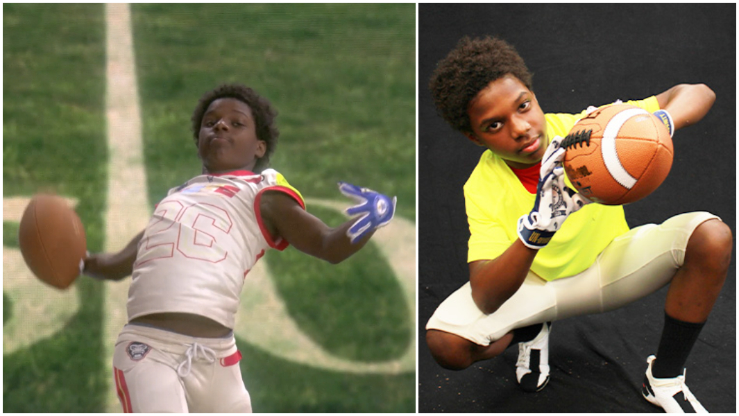 dashaun catching ball and posing