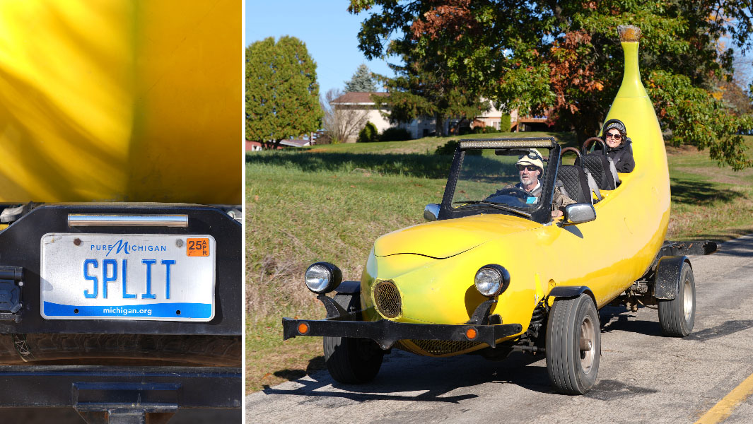 Longest banana car split image