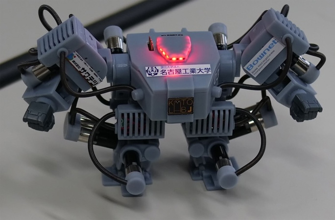 smallest robot closeup