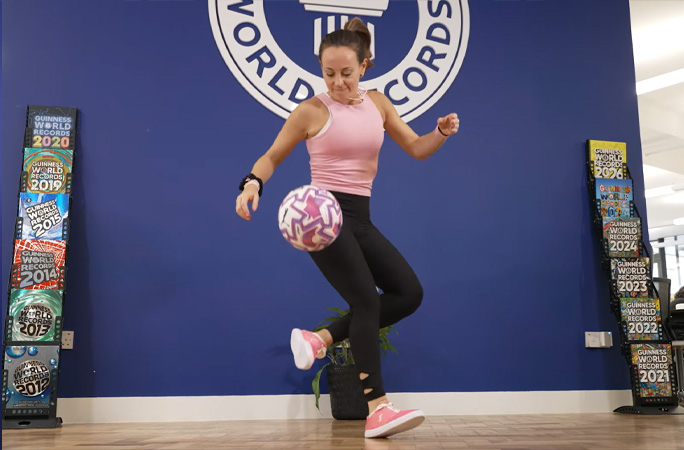 Laura attempting clipper tricks