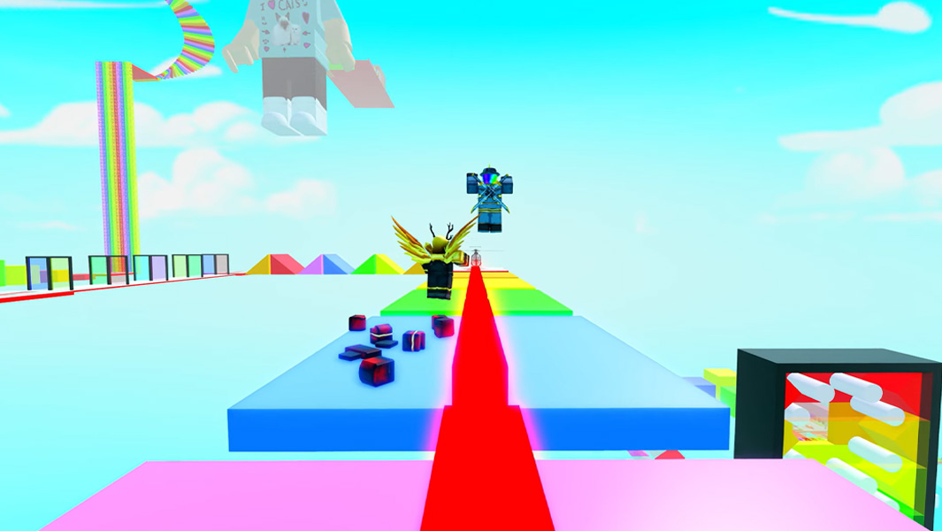 Split image ultimate easy obby moments