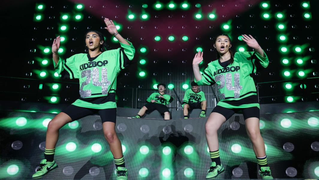 Kidz bop performing on stage