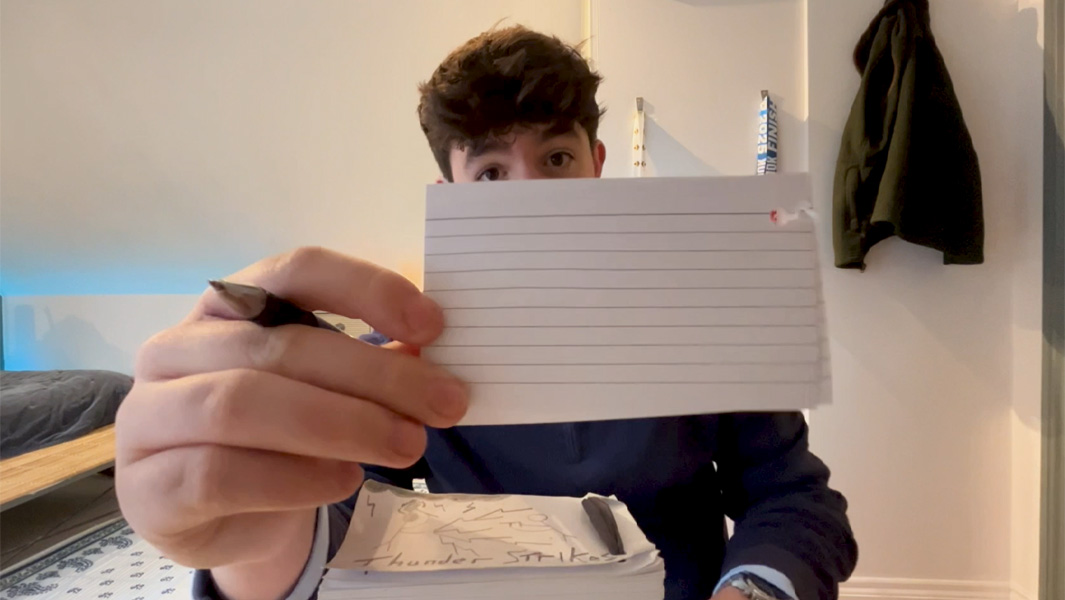 most pages in hand drawn flip book