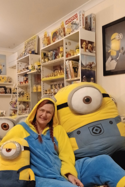 Liesl posing with Stuart