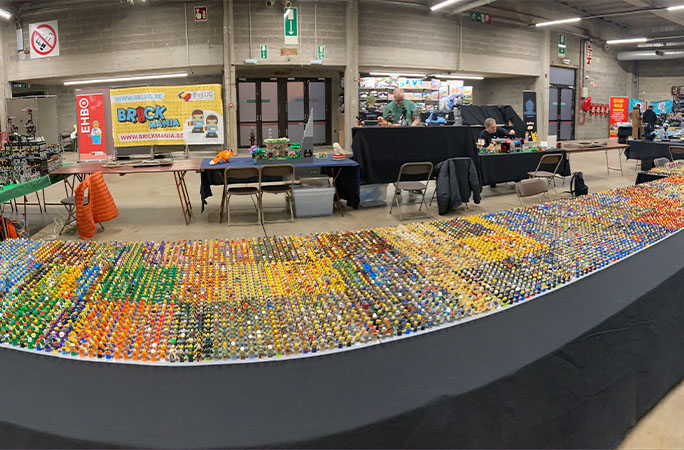 LEGO minifigures display