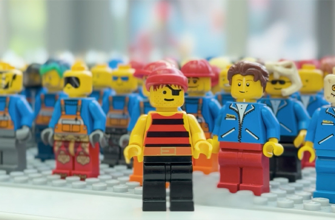 LEGO pirate minifigure