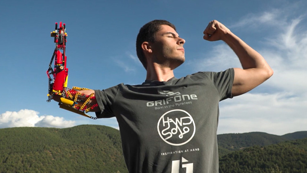 split image lego arm and stove