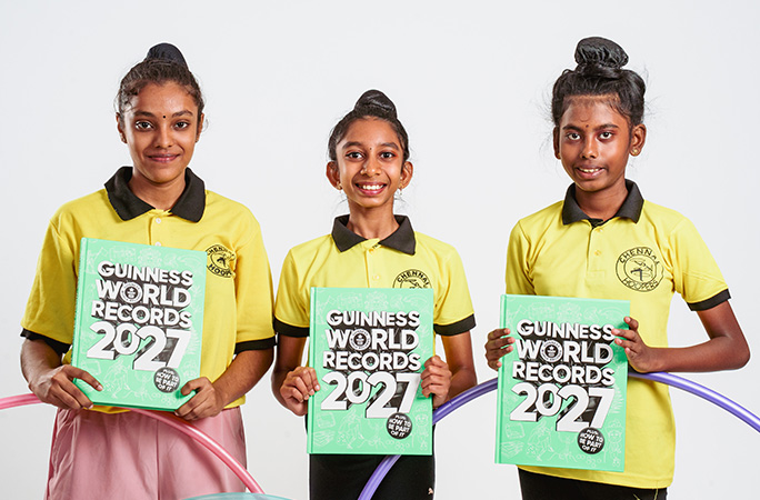 Chennai Hoopers with their copies of GWR 2027