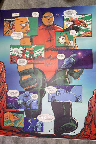 page from comic book