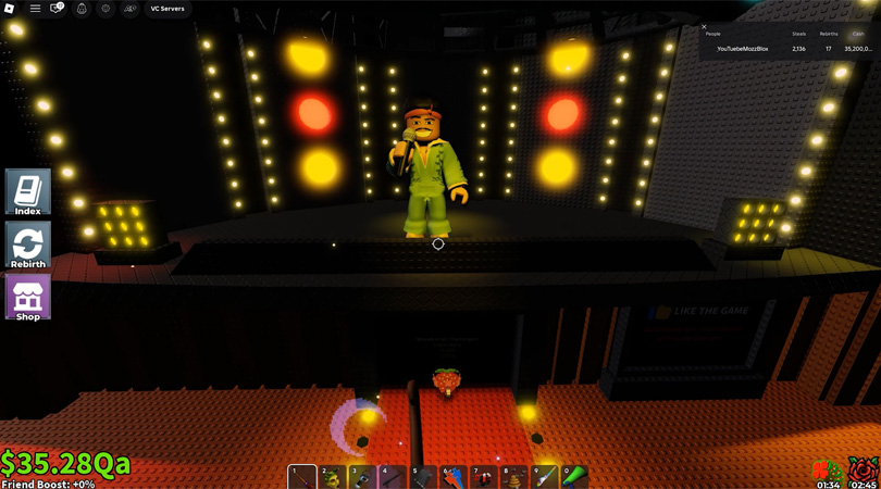 Bruno Mars performing