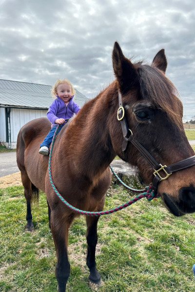 Paige daughter with Fancy