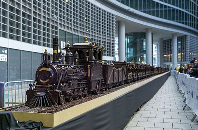 chocolate train