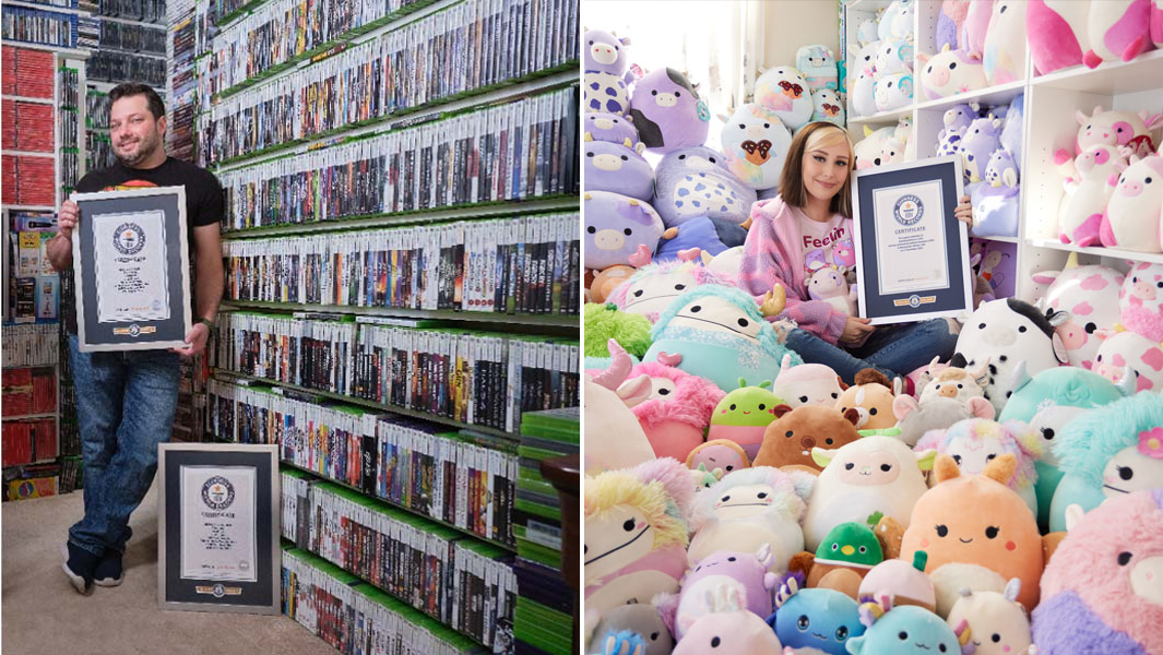 split image videogame collection squishmallows collection