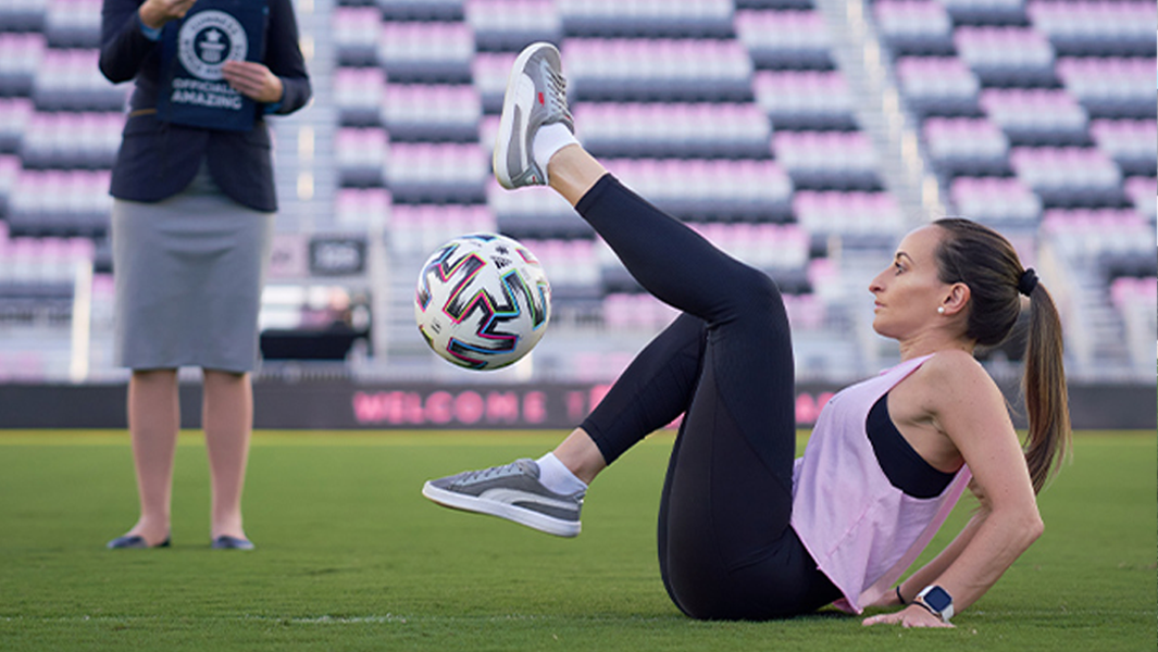 split image women sport records