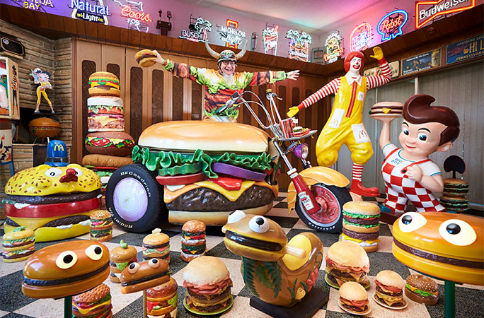 burger items collection