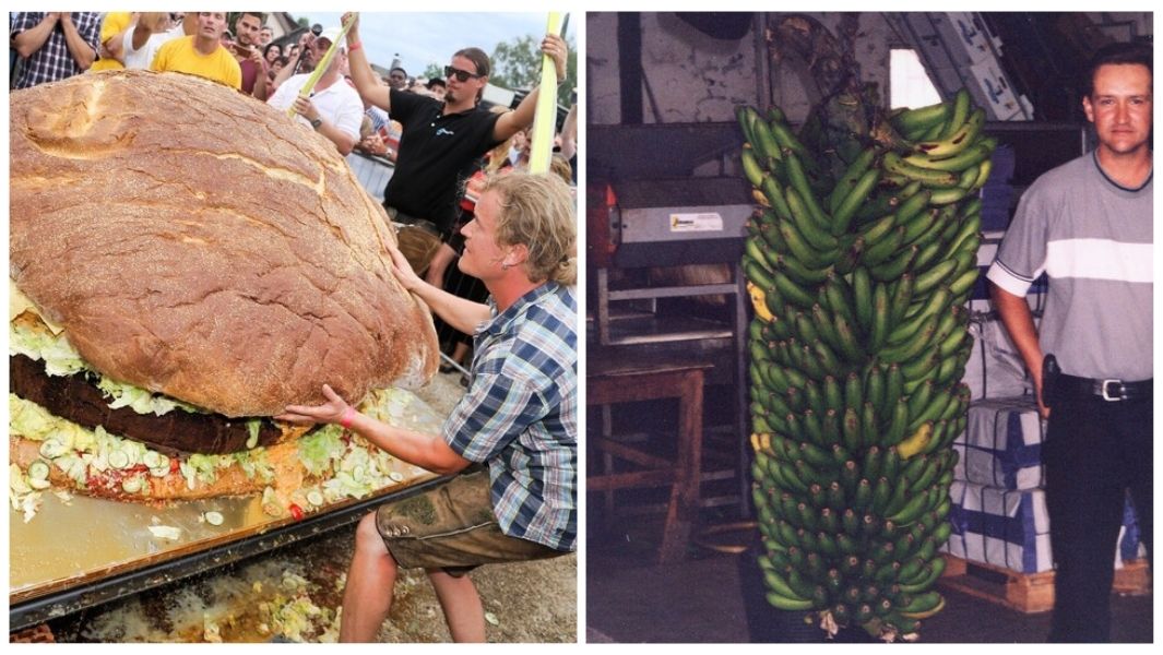 Largest burger bananas
