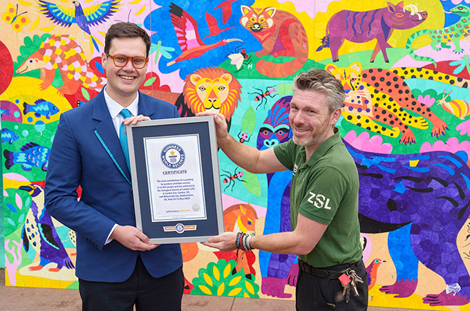 adjudicator giving certificate to person