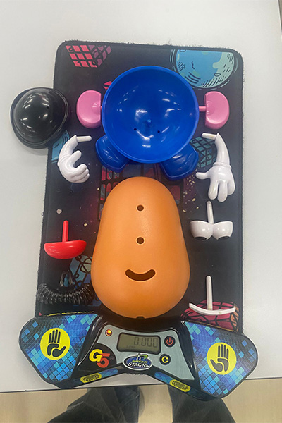 disassembled mr potato head