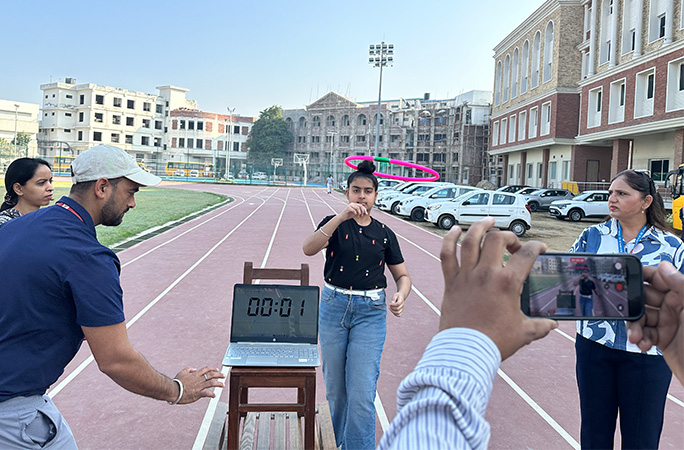 Praneet attempting record from front