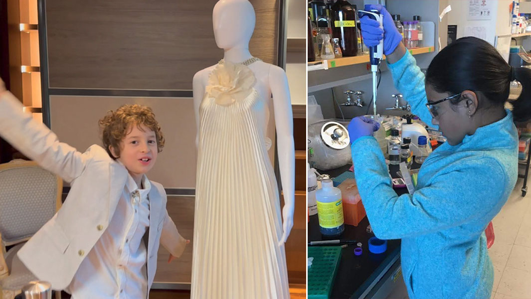 split image max fashion designer gitanjali in lab